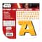 Star Wars™ 4" Yellow Punch Out Reusable Letters